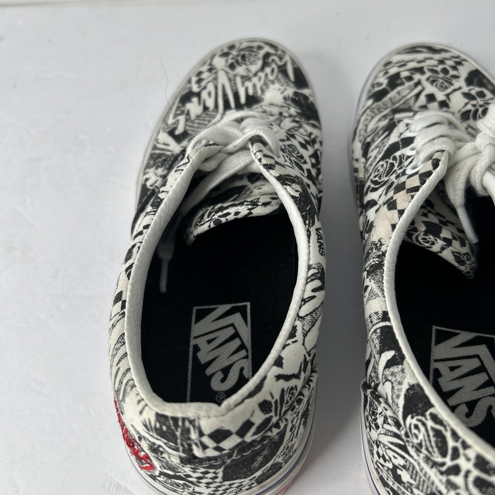 Vans off the Wall "Lady Vans" Era "White" womens sneakers shoes size 7 Men's 5.5 - Picture 8 of 9